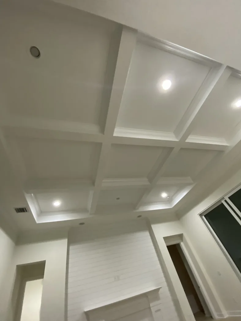 Coffered ceiling
